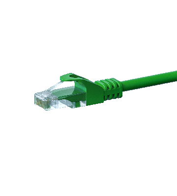 UTP CAT5e patch-kaapeli 3m vihreä - 100% kuparia
