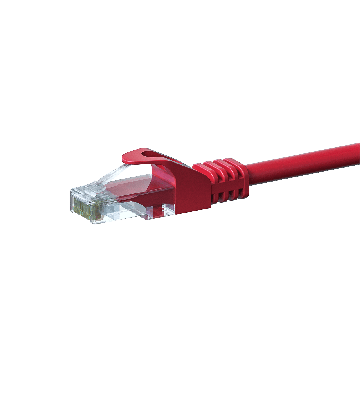 UTP CAT5e patch-kaapeli 7,5m punainen - 100% kuparia