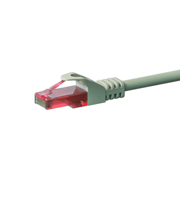 UTP CAT6 patch-kaapeli 0,15m harmaa - 100% kuparia