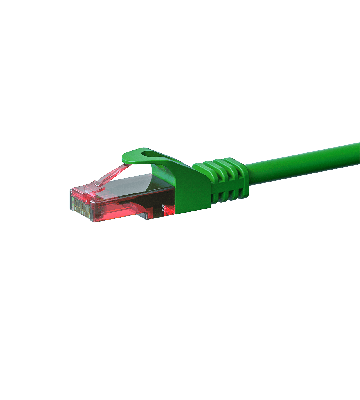 UTP CAT6 patch-kaapeli 0,50m vihreä - 100% kuparia