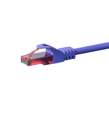 UTP CAT6 patch-kaapeli 0,50m violetti - 100% kuparia