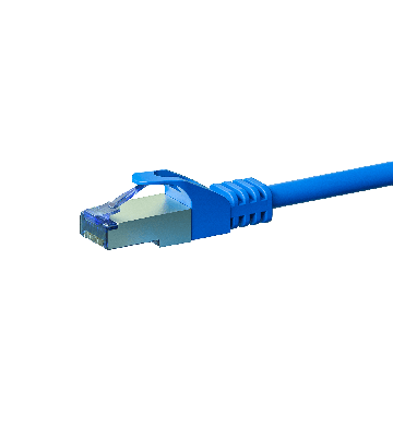 CAT6a S/FTP (PIMF) patch-kaapeli 30m sininen