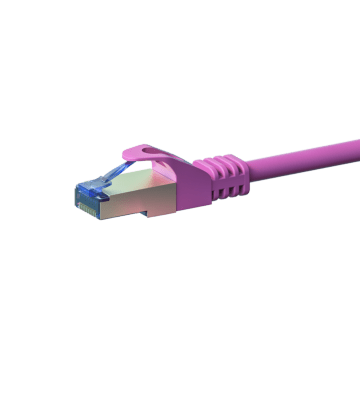 CAT6a S/FTP (PIMF) patch-kaapeli 5m pinkki