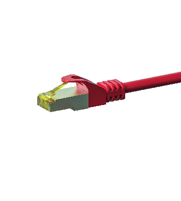 Cat7 S/FTP (PIMF) patch-kaapeli 3m punainen