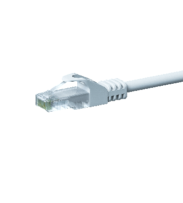 CAT5e UTP patch -kaapeli 1m valkoinen - CCA