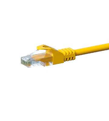 CAT5e UTP patch -kaapeli 3m keltainen - CCA