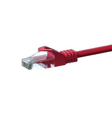 CAT6 UTP patch -kaapeli 0,50m punainen - CCA