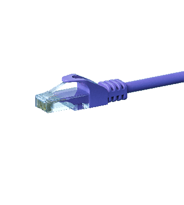 CAT6 UTP patch -kaapeli 10m violetti - CCA