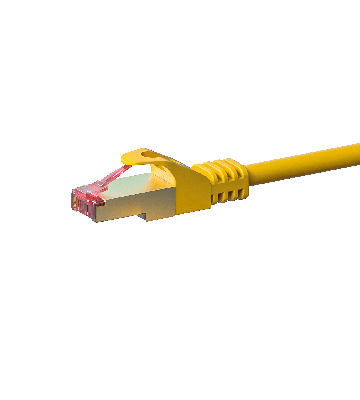 CAT6 S/FTP (PIMF) patch-kaapeli 10m keltainen