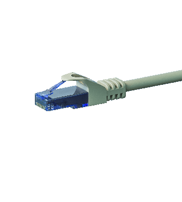 UTP CAT6a patch-kaapeli 0,50m harmaa - 100% kuparia