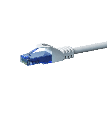 UTP CAT6a patch-kaapeli 0,25m valkoinen - 100% kuparia
