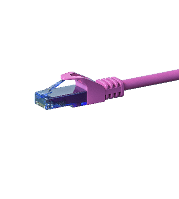 UTP CAT6a patch-kaapeli 3m pinkki - 100% kuparia