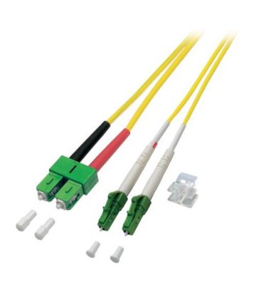 OS2 duplex valokuitukaapeli LC/APC-SC/APC 20m