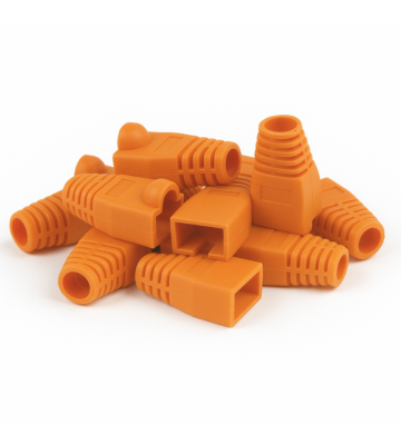 DANICOM RJ45 Kaapeliläpivienti Oranssi - 10 kpl