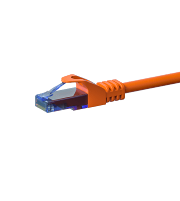 UTP CAT6a patch-kaapeli 5m oranssi - 100% kuparia