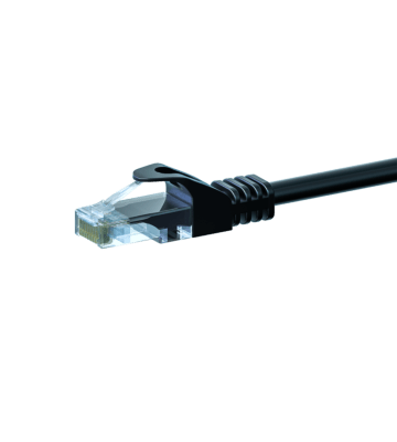 UTP CAT5e patch-kaapeli 2m musta - 100% kuparia