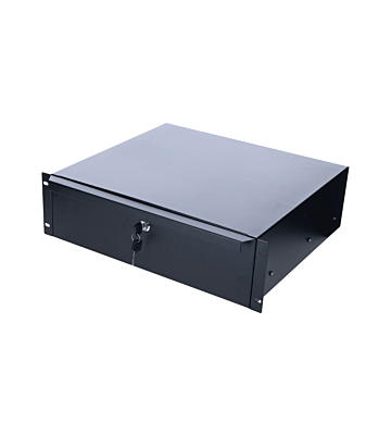 19 tuuman lukittava metallilaatikko - 3U