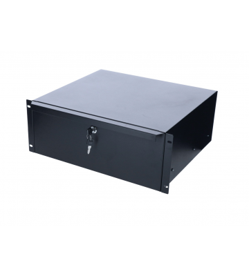 19 tuuman lukittava metallilaatikko - 4U