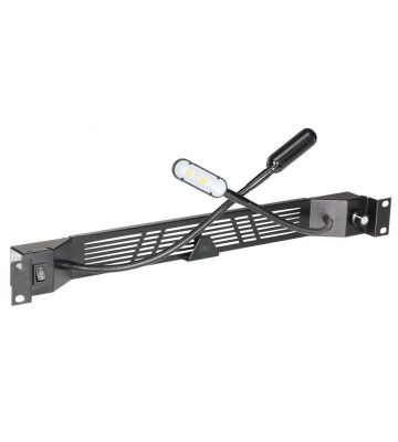 19 tuuman Gooseneck LED-valaistus + himmennin - valkoinen/sininen