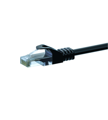 CAT6 UTP patch-kaapeli 5m musta - CCA