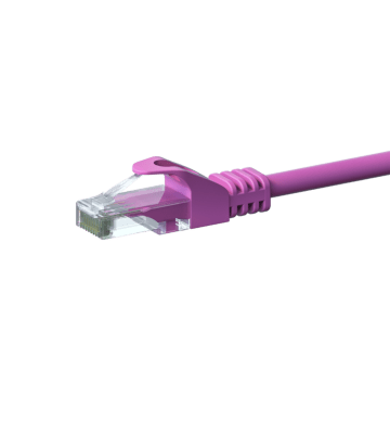 CAT6 UTP patch -kaapeli 5m pinkki - CCA