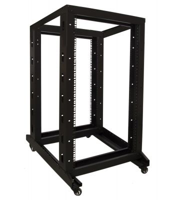 22U releteline pyörillä 600x800x1200mm (LxSxK)
