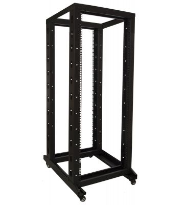 32U releteline pyörillä 600x800x1600mm (LxSxK)