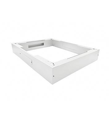 Jalusta 19 tuuman palvelinkaapeille 800x800x150 mm (LxSxK) - Valkoinen
