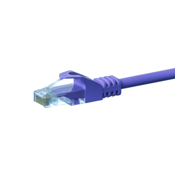 UTP CAT5e patch-kaapeli 1m violetti - 100% kuparia