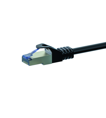 CAT6a S/FTP (PIMF) patch-kaapeli 1,50 m musta