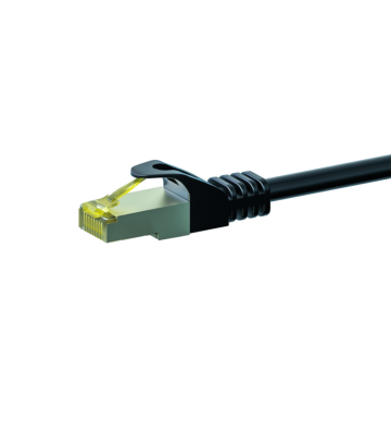Cat7 S/FTP (PIMF) patch-kaapeli 1,50 m musta