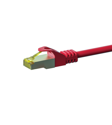 Cat7 S/FTP (PIMF) patch-kaapeli 3m punainen