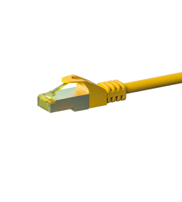 Cat7 S/FTP (PIMF) patch-kaapeli 30m keltainen