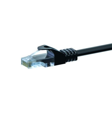 CAT5e UTP patch -kaapeli 7,50m musta - CCA