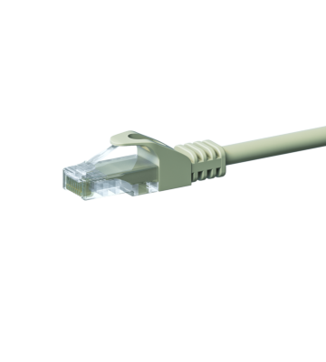 CAT5e UTP patch -kaapeli 0,25 m harmaa - CCA