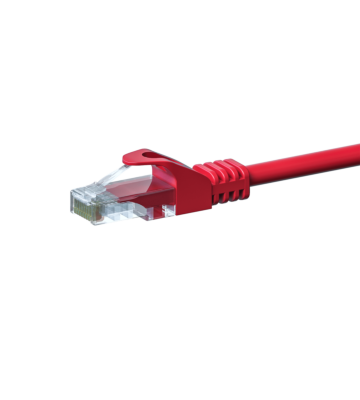 CAT5e UTP patch -kaapeli 3m punainen - CCA