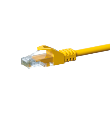 CAT5e UTP patch -kaapeli 3m keltainen - CCA