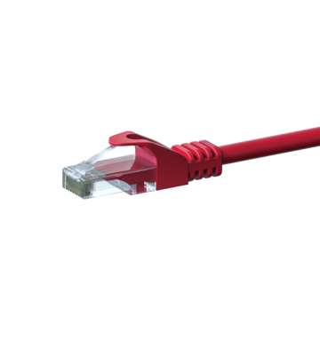 CAT6 UTP patch -kaapeli 1m punainen - CCA