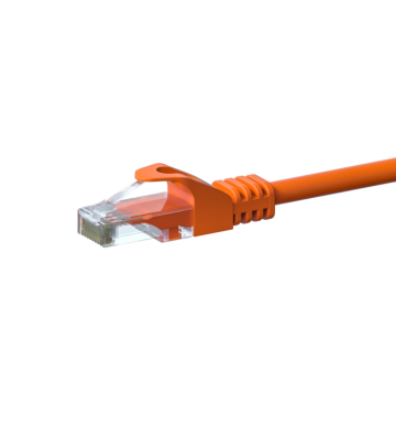 CAT6 UTP patch -kaapeli 7,50 m oranssi - CCA