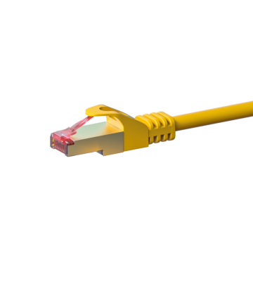 CAT6 S/FTP (PIMF) patch-kaapeli 1m keltainen
