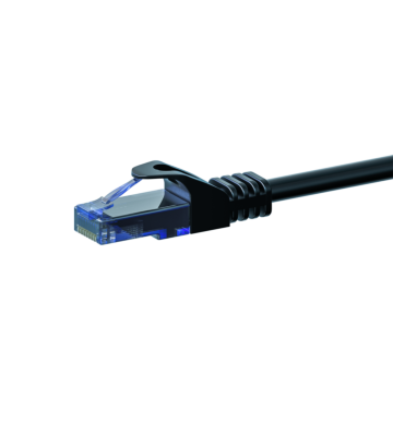 UTP CAT6a patch-kaapeli 3m musta - 100% kuparia