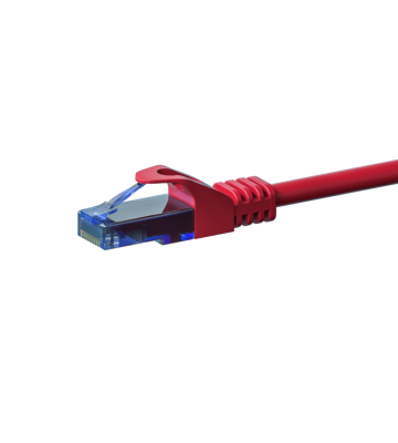 UTP CAT6a patch-kaapeli 10m punainen - 100% kuparia
