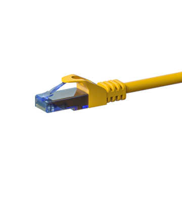 UTP CAT6a patch-kaapeli 1,50m keltainen - 100% kuparia
