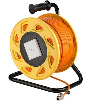 CAT7 S/FTP-kaapelikela CAT6a Keystone-liittimellä - RJ45 - 50 metriä