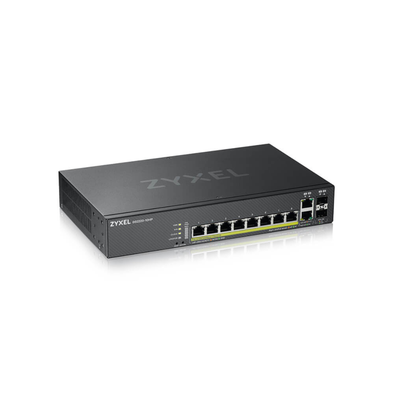 Zyxel 10-porttinen GS2220 Managed PoE+ -kytkin