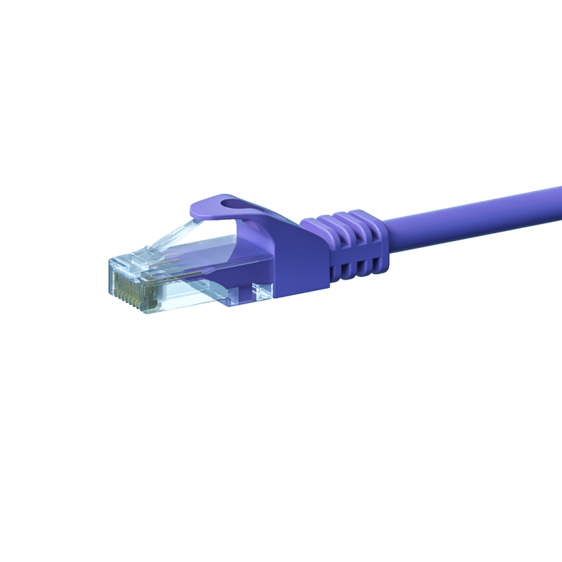 CAT6 UTP patch -kaapeli 5m violetti - CCA
