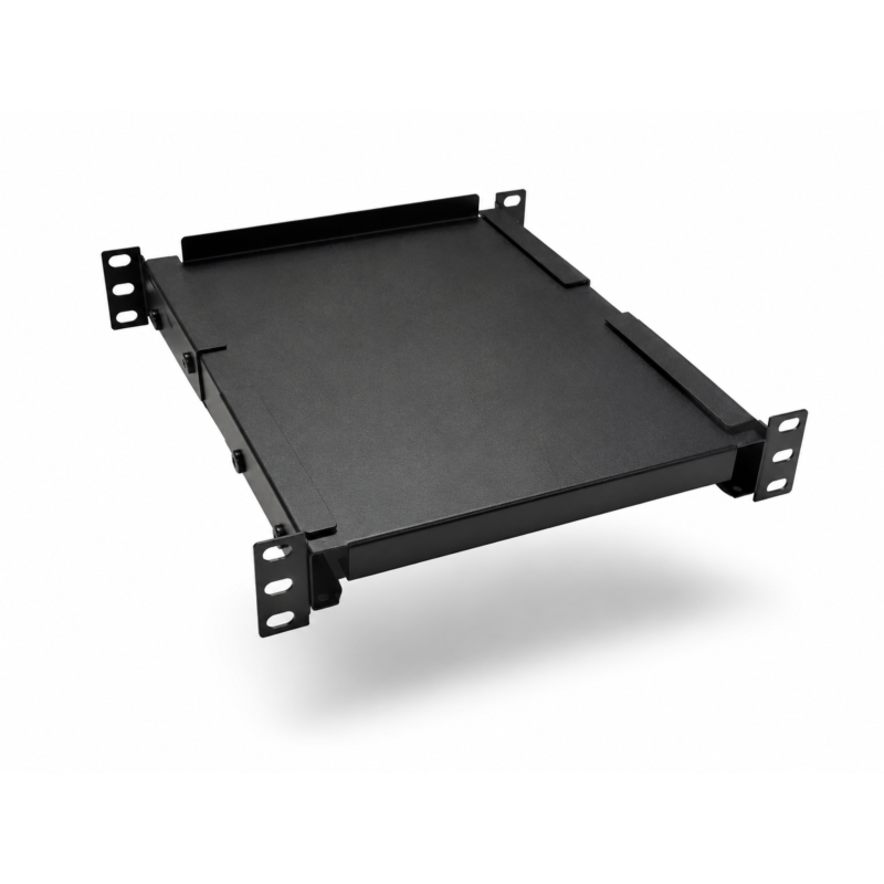 10 tuuman säädettävä hylly 450 mm syville 10 tuuman palvelinkaapeille – 1U
