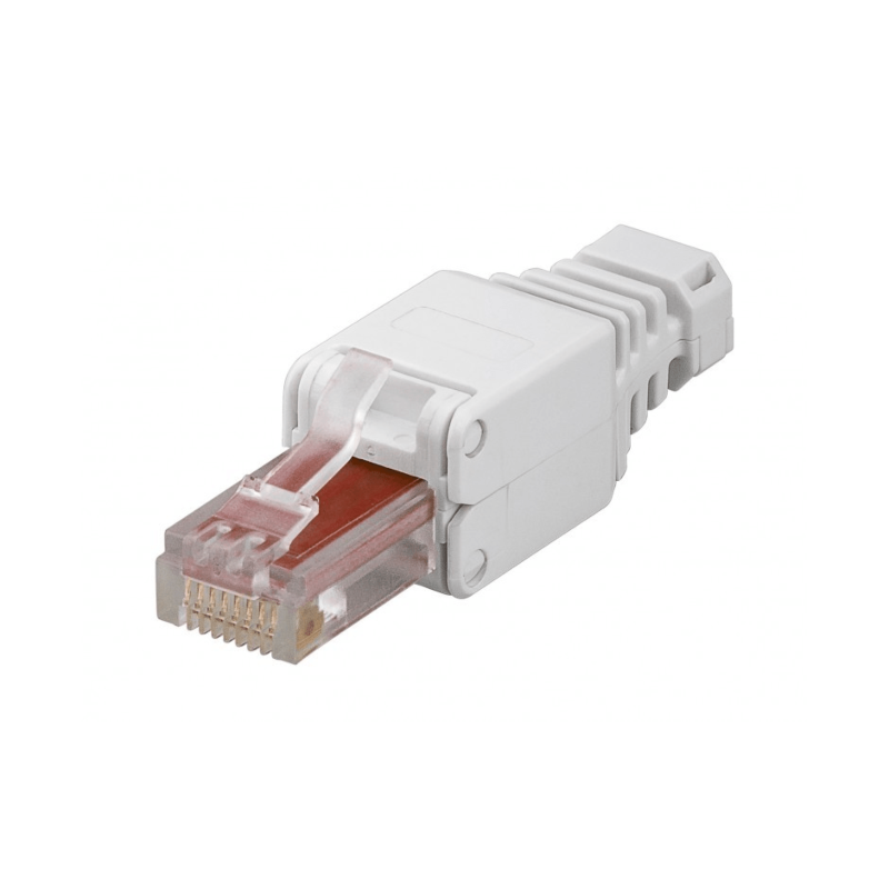 DANICOM UTP CAT6 työkaluton RJ45-liitin - joustavaan ja jäykään ytimeen