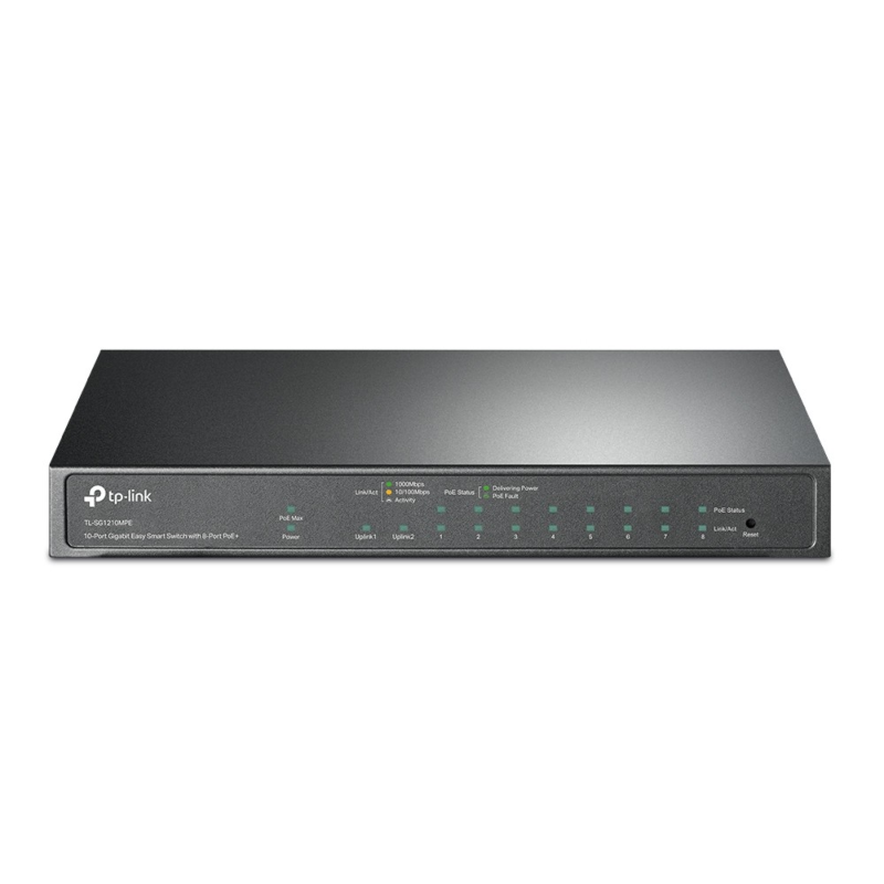 TP-Link 10-porttinen 1210 hallittu PoE-älykytkin