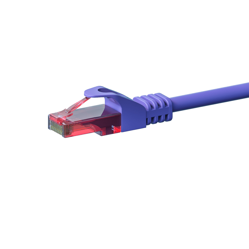 UTP CAT6 patch-kaapeli 5m violetti - 100% kuparia